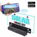 Solární FULL HD couvací bezdrátová kamera sledování přes mobil