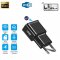 USB-adapter camera Spy in AC/DC-aansluiting WiFi P2P FULL HD met bewegingsdetectie