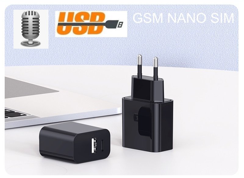 Chargeur - micro espion GSM : écouter en direct