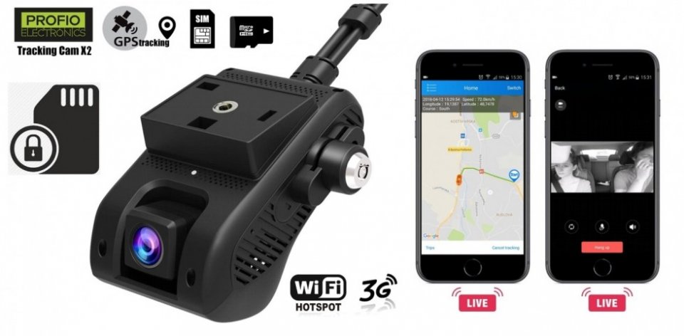 Support pour caméra DOD GS980D avec GPS + ventouse